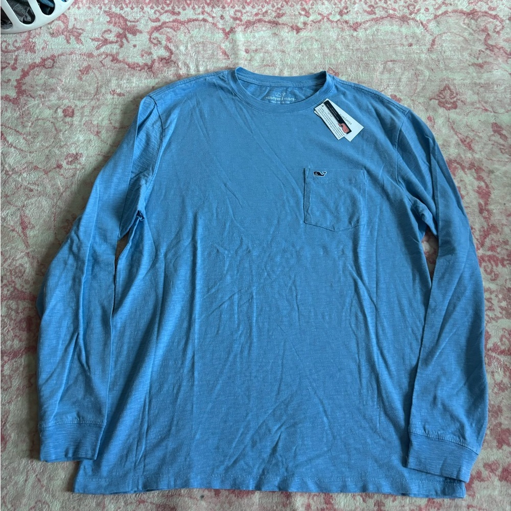 Vineyard Vines Blue Long Sleeve Tee